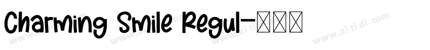 Charming Smile Regul字体转换